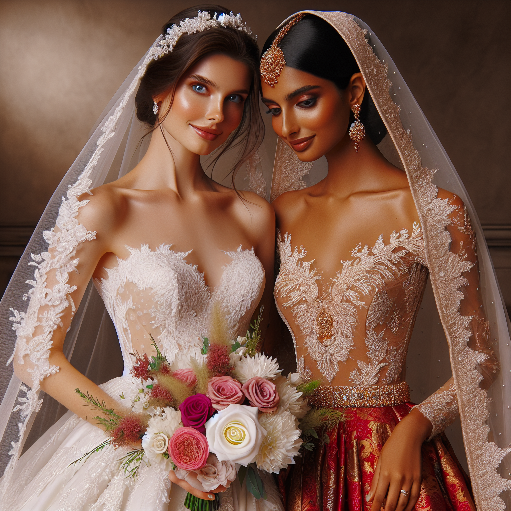 Modern bride wedding dresses